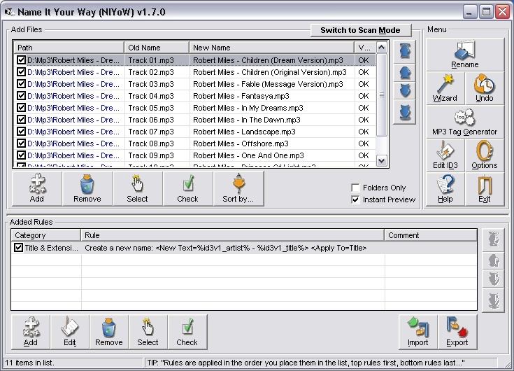Name It Your Way (NIYoW) Screenshot
